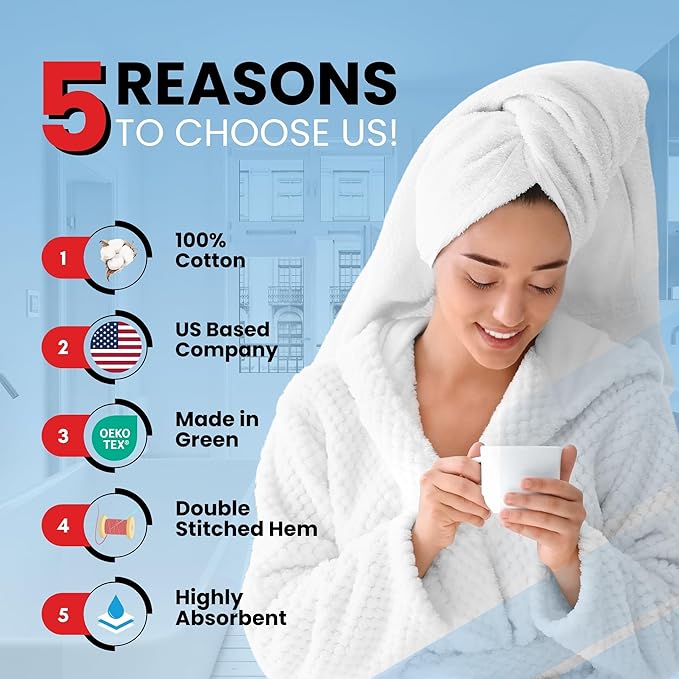 Infinitee Xclusives 100% Cotton Luxury Bath Towels Set of 2 (27x54 Inches) (Vivid Green, Bath Towels - Pack 2)