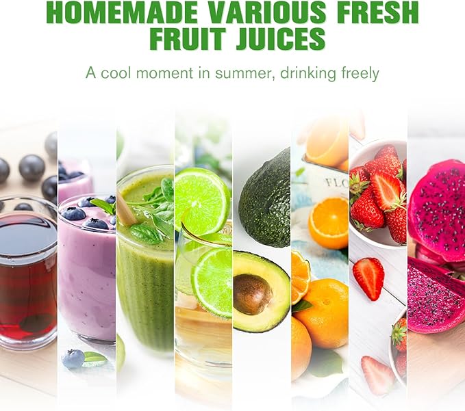 Plastic Juice Bottles, Reusable Juice Containers with White Tamper Proof Lids, Brush, Funnel and Labels, Clear Juice Containers for Juicing, Smoothie and Homemade Beverages (6PCS 8oz)