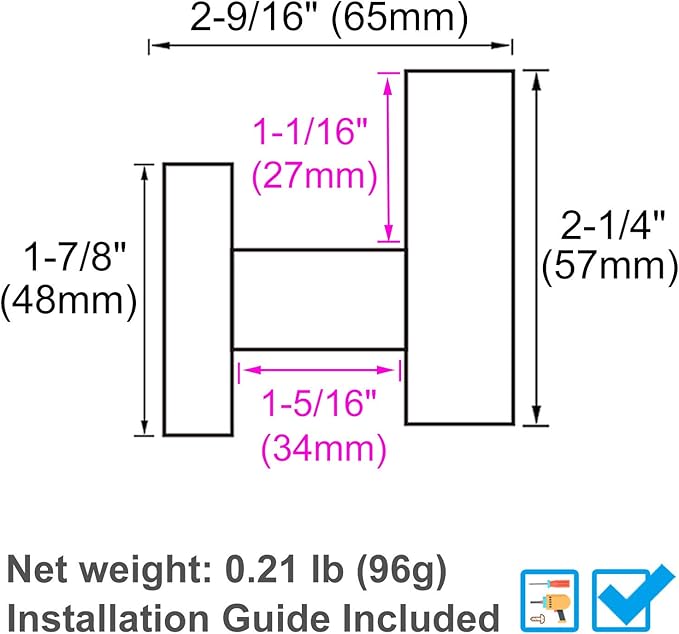 Angle Simple Matte Black Towel Hook 2 PCS, Stainless Steel Kitchen Bathroom Towel Holder, Round Coat Robe Hanger for Wall