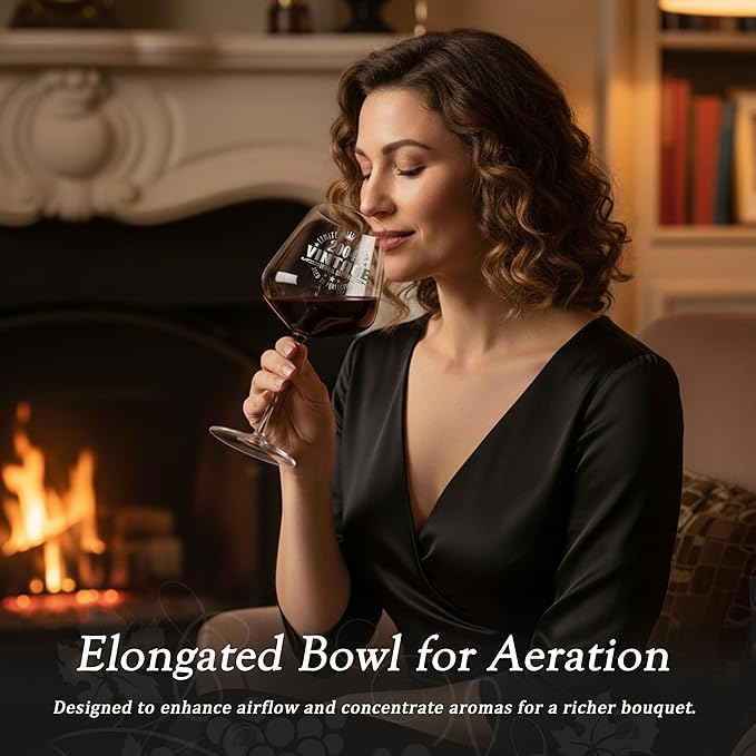 Crystal Burgundy Wine Glasses Cup Red Long Stem White Personalized Cute Large Women 21th Birthday Gifts for Her 21 Years Old Best 2004 Funny Cool Friend Gift Unique Birthday Party Decorations