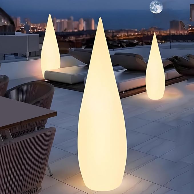 Outdoor Water Drop Lights, Waterproof Lawn Light, Courtyard Garden Terrace Atmosphere Lights, Landscape Courtyard Decorations Floor Lamps, Path Light, Modern Holiday Lamps