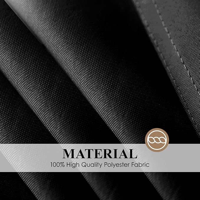 Square Tablecloth 52 x 52 Inch Black 2 Pack Tablecloths Stain-Wrinkle Resistant Washable Polyester Table Cloths for Holiday, Buffet Parties,and Wedding