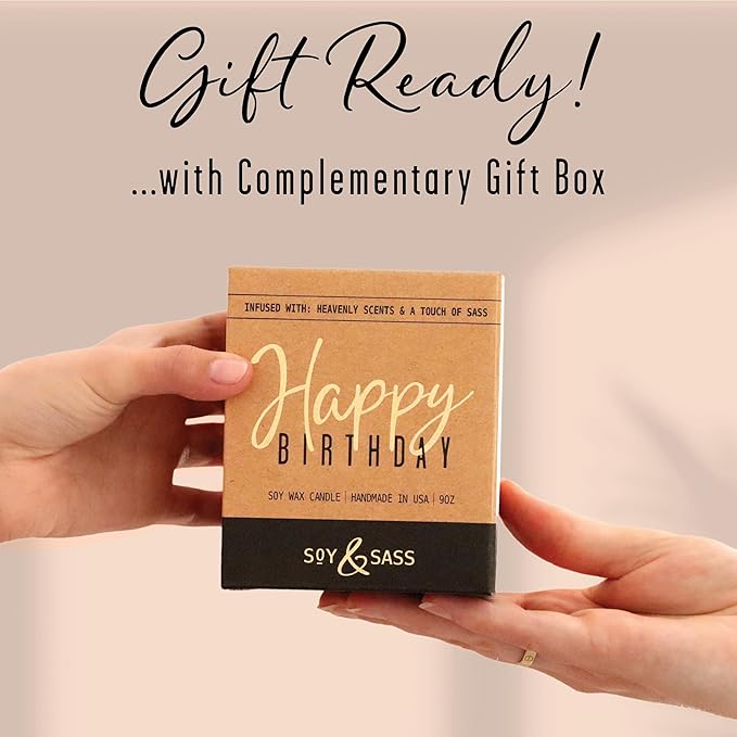 62nd Birthday Gifts for Women - 'Limited Edition 1963' Soy Candle, w/Champagne on Ice I 62 Birthday Gifts for Women I 62nd Gift for Her Ideas I 9oz Reusable Jar, 50Hr Burn, Made in USA