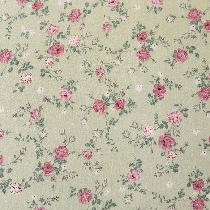 Comforter King Size Floral Soft 3 Pieces Chic Crinkle Gauze Fabric Garden Style Floral Print Botanical Comforter for All Seasons Luxury Warmth Comfy Breathable with 2 Pillowcases