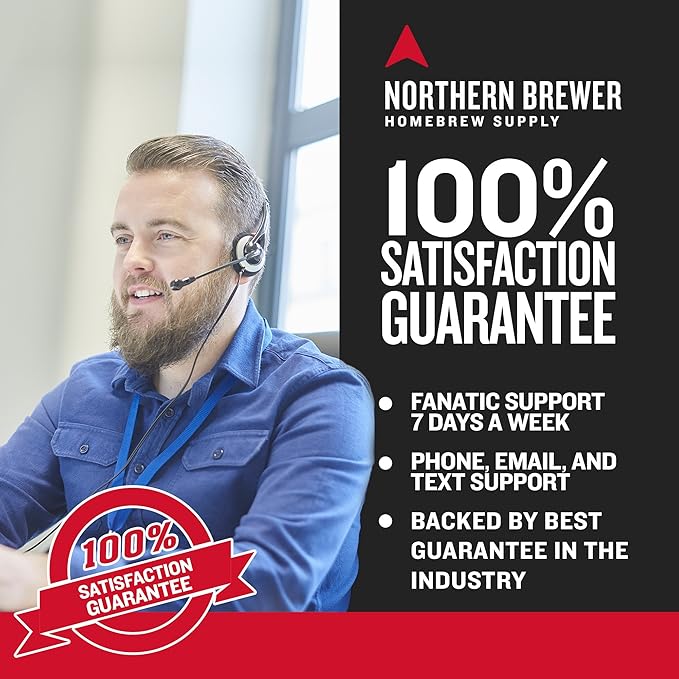 Northern Brewer - MegaPot Stainless Steel Brew Kettle with Volume Markings (20 Gallon w/Valve and Thermometer)