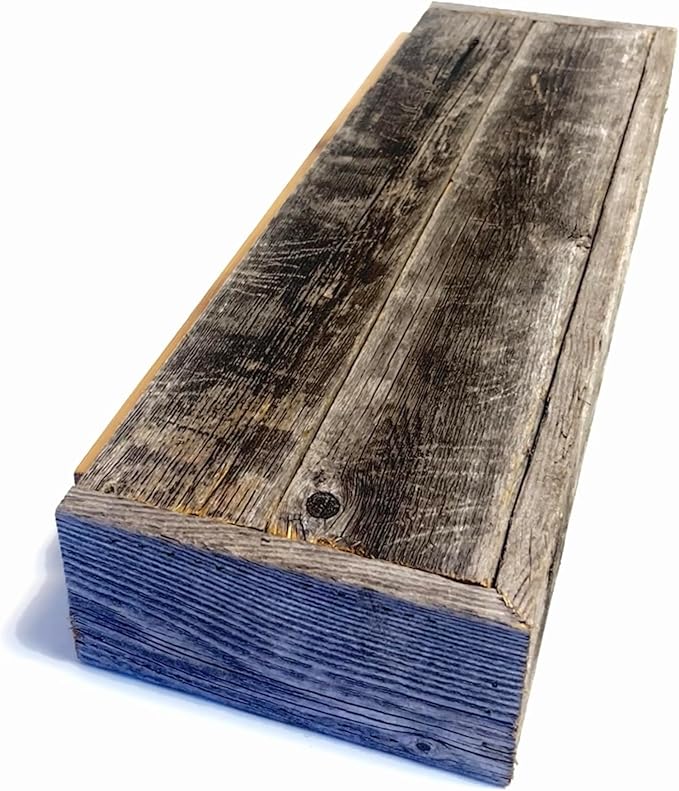 Red River Rustics | Barnwood Floating Shelf Rustic Home Decor | Farmhouse Wall Shelf for Home, Kitchen, or Bathroom