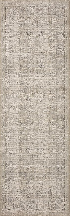 Loloi Amber Lewis Alie Collection ALE-03 Taupe/Dove 2'-7'' x 12'-0'', .13'' Pile Height, Runner Rug