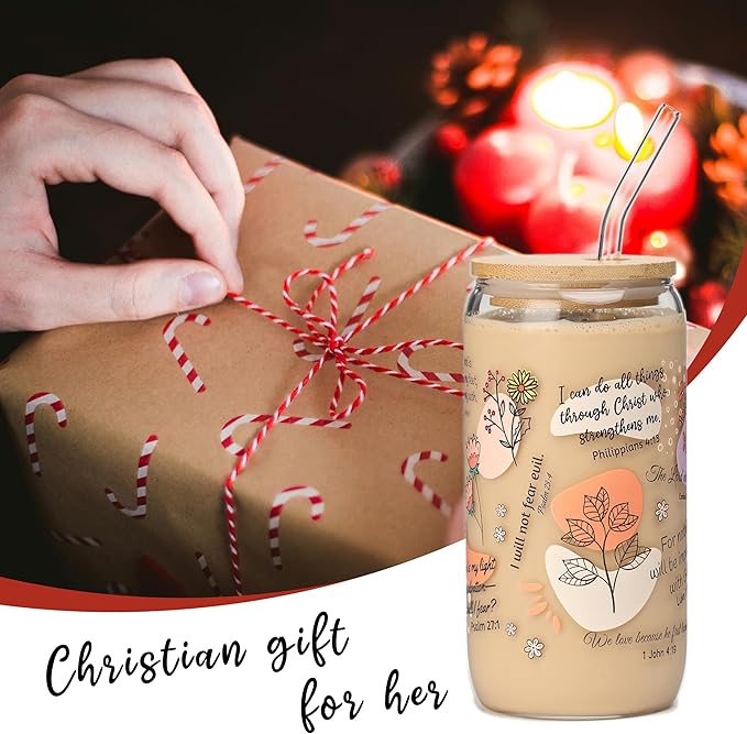 Bible Verse Coffee Mugs, Christian Gifts For Women, Christian Coffee Cups, My Daily Bible Affirmations Tumbler, Inspirational Religious Birthday Gift, Christmas Gift for Mom Wife Sister Friends