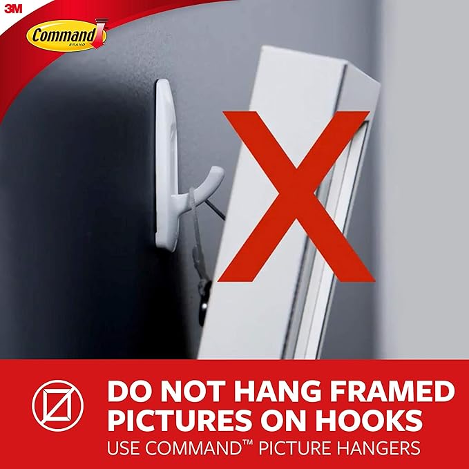 Command Outdoor Large Bronze Hooks, Holds up to 5 lb, 3 Hooks and 4 Command Strips, Damage-Free Hanging Wall Hooks for Hanging Christmas Decorations with Weather Resistant Strips