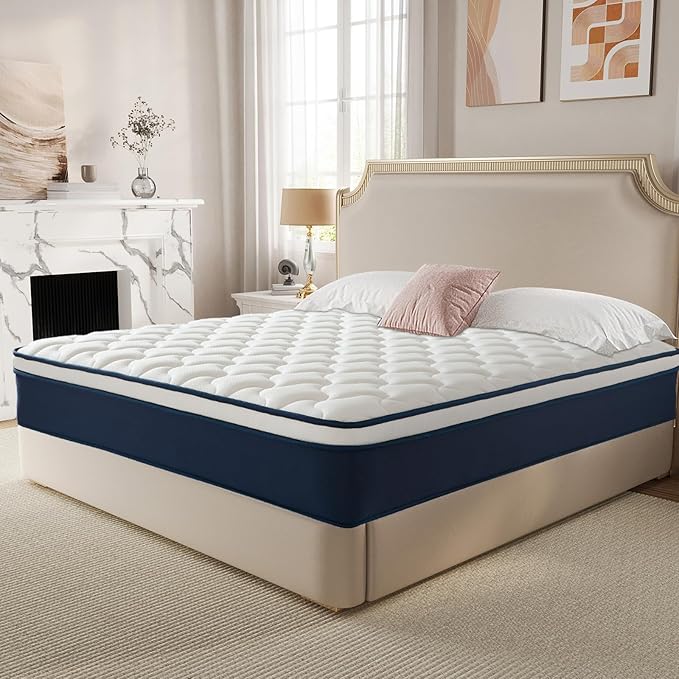 Full Size 14 Inch Gel Memory Foam Mattress, Luxury Soft Plush Cooling Mattress for Pressure Relief & Back Support, CertiPUR-US Certified, Breathable Motion Isolation