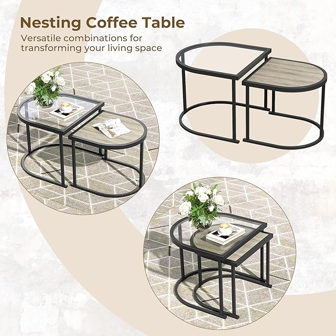 Grand patio 6-Piece Wicker Outdoor Furniture Set with 3-Seat Couch, Thick Cushions and Coffee Table, Patio Sofa Conversation Set for Backyard, Garden, Peacock Blue