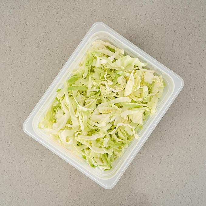 Restaurantware Food Pans Pack of 10 Plastic Rectangle Food Containers Half Size with Traceability Label, Storage Containers Dishwashable Hot Cold Friendly for Restaurants Buffet Commercial Use