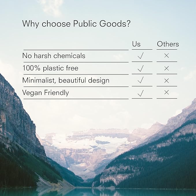 Public Goods Scented Soy Candle for Women & Men | Large 3 Wick Glass Candle | Long Lasting & Non Toxic | Made with Natural Soy Wax & Organic Essential Oils | Gift Box | 12.3oz Jar | Lavender & Vanilla
