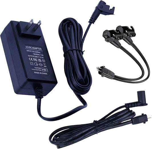 Universal Recliner Power Supply, AC/DC Power Adapter， 29V 2A 2-Pin Adapter 100-240V Wall Plug-in Recline Adapter for Electric Recliner/Sofa/Couch/Lift Chair/Standing Desk Compatible