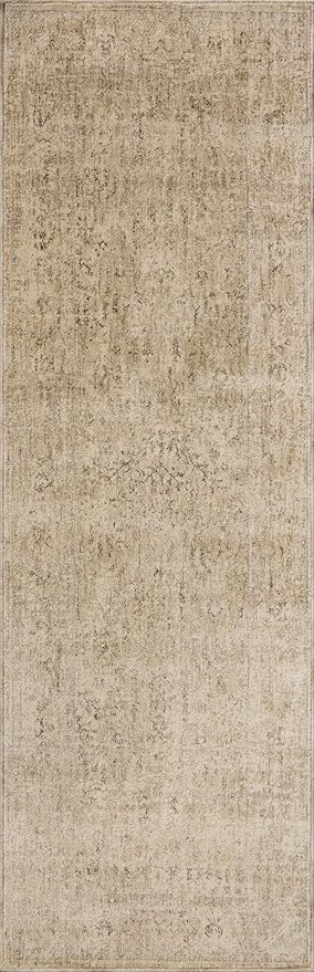 Loloi Magnolia Home by Joanna Gaines Junie Collection JUE-02 Oatmeal/Smoke 2'-7" x 10'-0", .38 Pile Height, Runner Rug