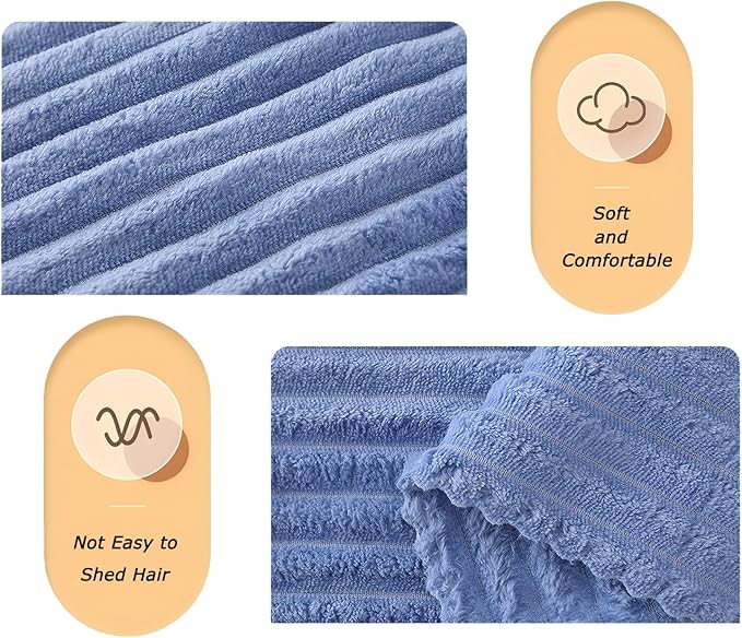 Coral Fleece Towel and Bath Towel Set Extra Thick Absorbent Wave Pattern 2 Piece Set for Home Spa and Travel Soft and Quick Drying (Beige)