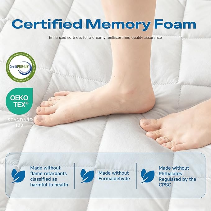 Aircliff Japanese Floor Mattress, Roll Up Tatami Mat, Sleeping Pad, Shikibuton, CertiPUR-US Certified Foam Floor Bed Futon Mattress for Dormitory, Guest Bed, Designed in Japan(Light Grey, Twin)