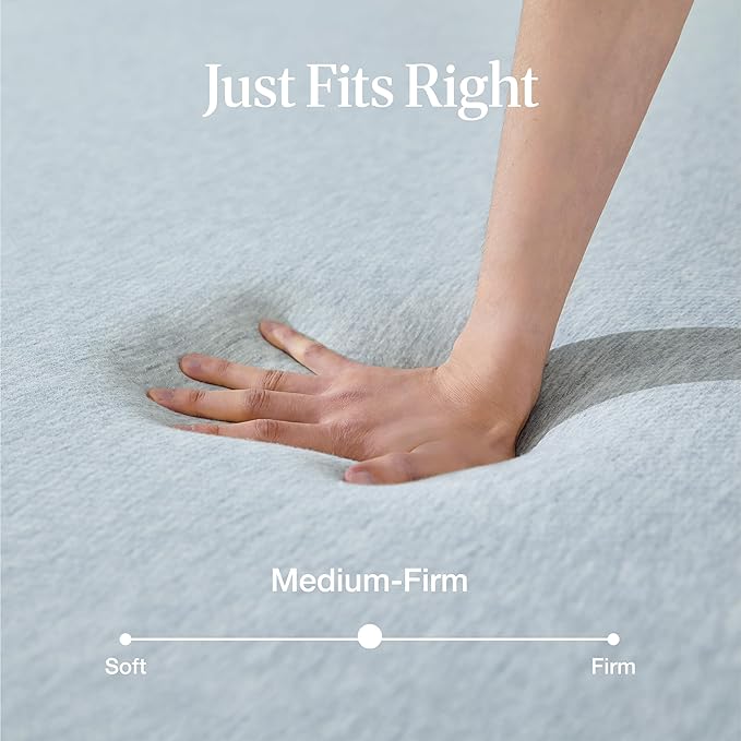 LIFEMENT Basic King Graphite Infused Memory Foam Mattress in a Box | Medium Firm Bed, Fiberglass Free, CertiPUR-US Certified Foam, Cooling Comfort & Support, 10 Inch