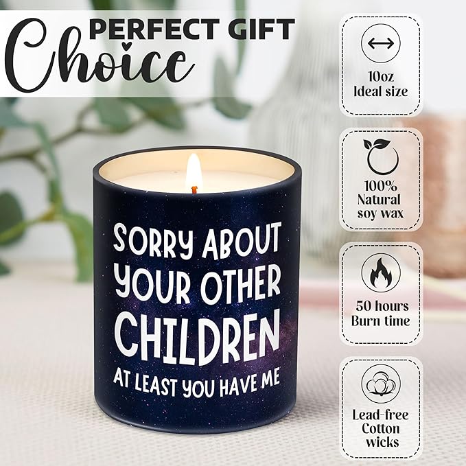 Gifts for Mom from Daughter, Son - Mothers Day Gifts for Mom, Wife, Women - Moms Birthday Gift Ideas, Cool Birthday Gift for Moms - Funny Mothers Day Candle, mom Candle Funny 10OZ