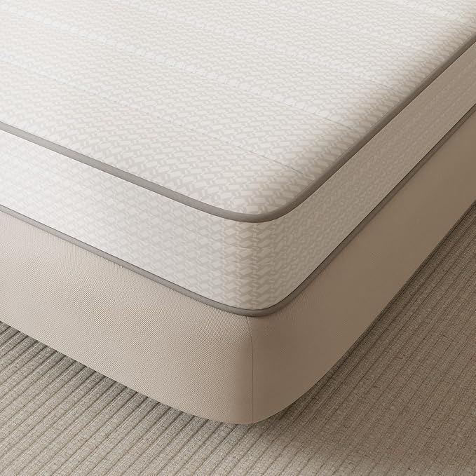 Novilla Twin XL Mattress, 6 Inch TXL Size Mattresses in a Box with Smarts™ Coil for Pressure Relief, Medium Plush Foam and Spring Hybrid Colchones with CertiPUR-US Certified for Kids