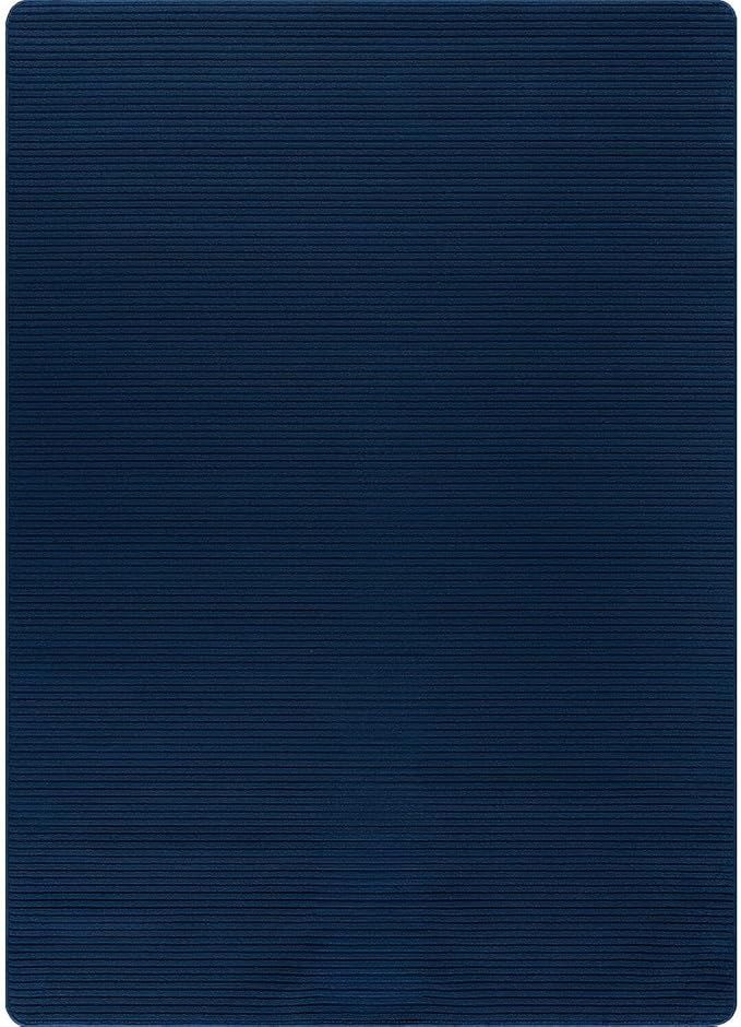 Non Slip Navy Solid Rubber Back Thing Rug for Living Room 4x6 Area Rugs for Kitchen, Rugs for Bedroom, Stain Resistant Easy Cleaning Non Shedding Carpet Navy 4 x 6