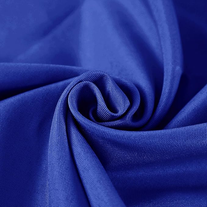 6 Pack Royal Blue Round Tablecloths 90 Inches Table Cloth Stain and Wrinkle Resistant Washable Polyester Table Cover Fabric for Party, Wedding,Dining,and Banquet Decoration