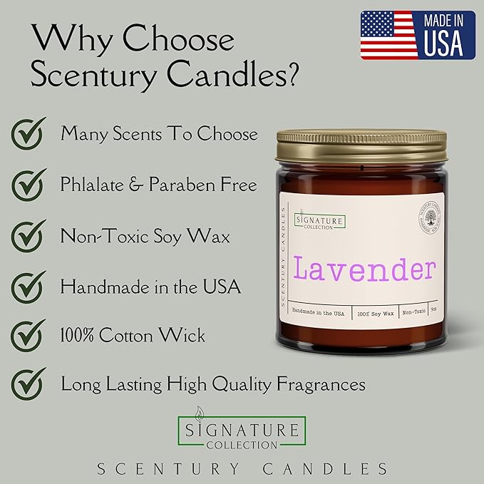 Autumn Glow Fall Scented Candle, Many Scents to Choose from, All Natural Non-Toxic Soy Wax, Handmade in The USA (Autumn Glow)