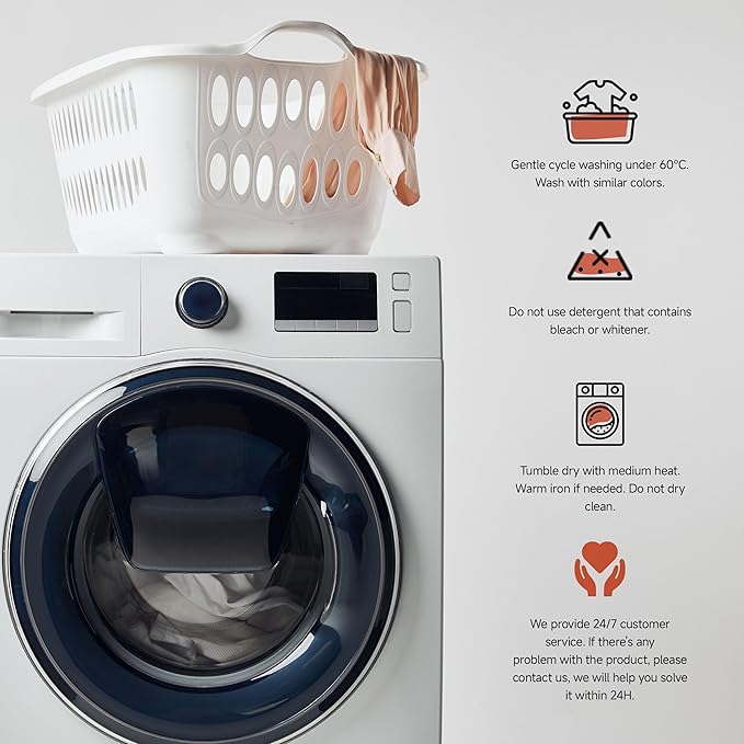 Simple&Opulence French Linen Duvet Cover Set 68" x 86"- 2 Pieces (1 Comforter Cover,1 Pillowcase)- Natural Flax Cotton Blend-Solid Color Breathable Farmhouse Bedding-Dusty Blue, Twin