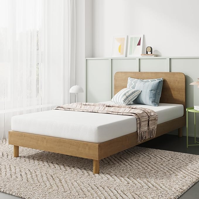Novilla 6 Inch Queen Size Foam Mattress, Gel Memory Foam Mattress for Cooling Night Sleep & Pressure Relief, CertiPUR-US Certified