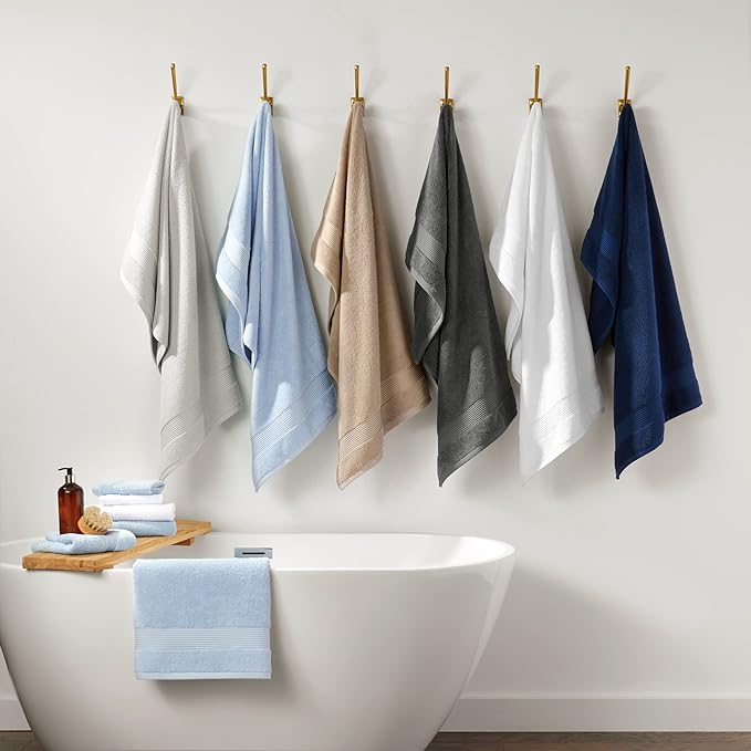 Arkwright Bath Washcloths 12 Pack - (Bulk Case of 60) Super Soft 100% Cotton, 600 GSM Quick Dry & Absorbent, Luxury Face & Body Wash Cloth Towels for Hotels, Spa, and Vacation Rental, Latte Beige