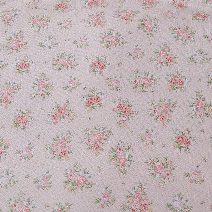 Floral King Comforter Set 3 Pieces Soft Cute Floral Bedding Comforter Lightweight Garden Style King Floral Botanical Comforter Set for All Seasons 1 Comforter and 2 Pillowcases