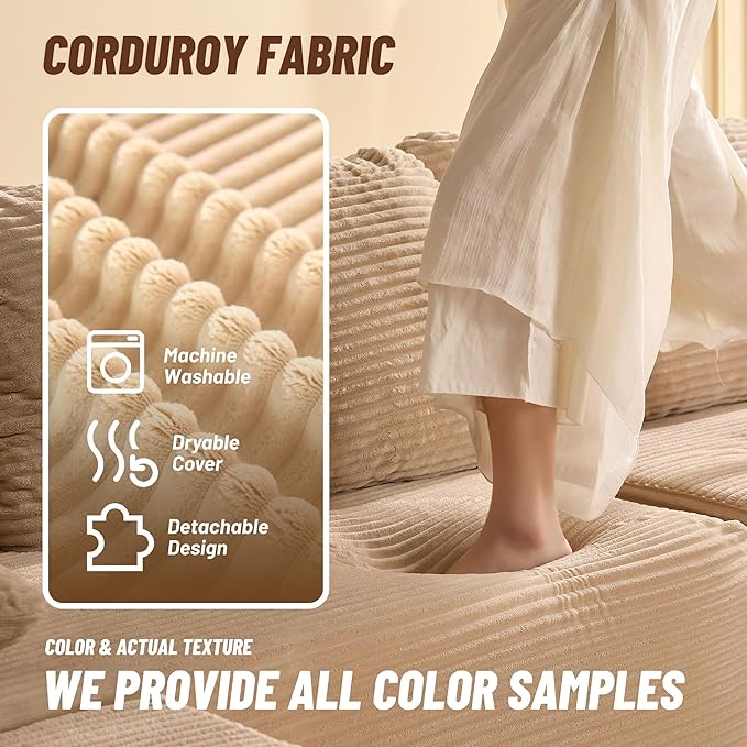 Cozy Single Seat, Comfortable Seating, No Assembly Required, Camel