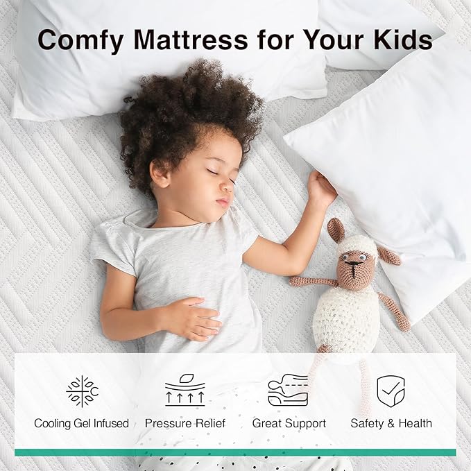 Novilla Full Size Mattress, 8-Inch Gel Memory Foam Mattress for Pressure Relief, Enhanced Support & Plush Comfort, Full Bed in a Box, Bliss