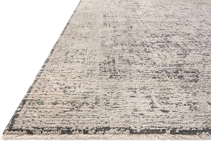 Loloi Amber Lewis Alie Collection ALE-05 Charcoal/Beige 11'-6'' x 15'-7'', .13'' Pile Height, Area Rug