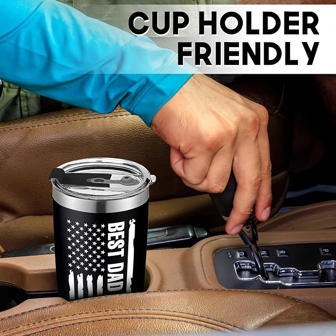 Christmas Gifts for Dad, Men - Gifts for Dad from Daughter, Son - Dads Birthday Gift Ideas, Happy Birthday gifts for Dads, Fathers - Best Dad Ever Gift, Present for dads - 20 Oz dad Tumbler