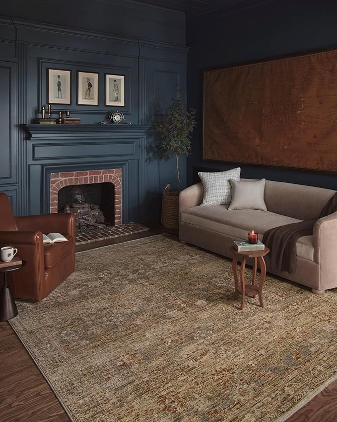 Loloi Magnolia Home by Joanna Gaines Junie Collection JUE-03 Spice/Multi 2'-0" x 3'-0", .38" Pile Height, Accent Rug