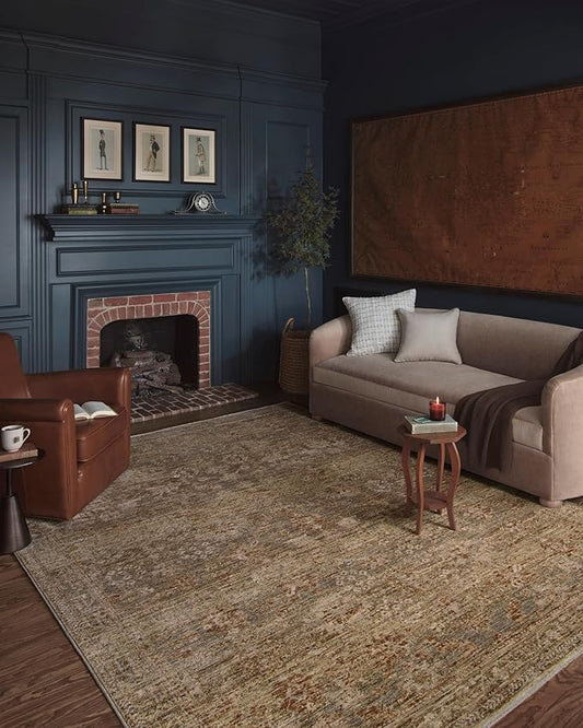 Loloi Magnolia Home by Joanna Gaines Junie Collection JUE-03 Spice/Multi 2'-0" x 3'-0", .38" Pile Height, Accent Rug