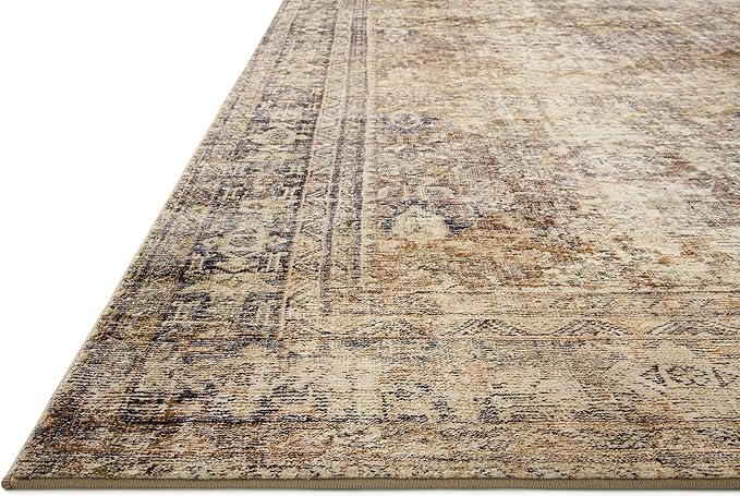 Loloi Amber Lewis Morgan Collection MOG-01 Sunset/Ink 2'-3" x 11'-6" 38" Thick Runner Rug feat. CloudPile, Neutral, Room Décor, Vintage Inspired, Livingroom, Bedroom, Dining Area