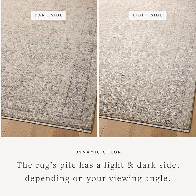 Loloi Amber Lewis Alie Collection ALE-03 Taupe/Dove 2'-7'' x 10'-0'', .13'' Pile Height, Runner Rug