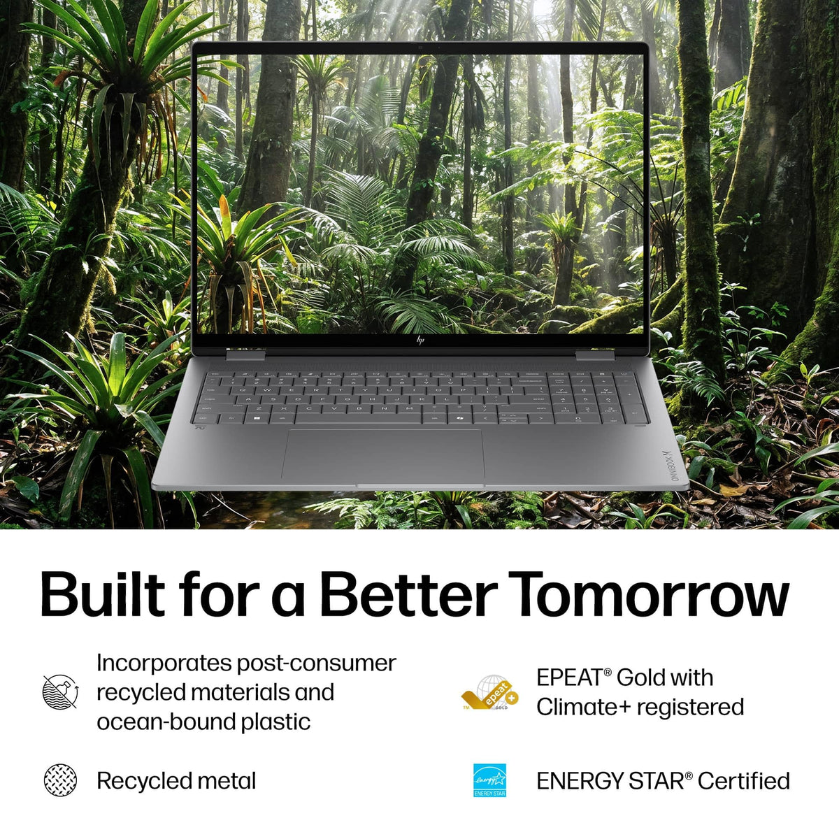 HP OmniBook X Flip Laptop 2-in-1, 16" 2K OLED Touchscreen, Ryzen AI 5 430