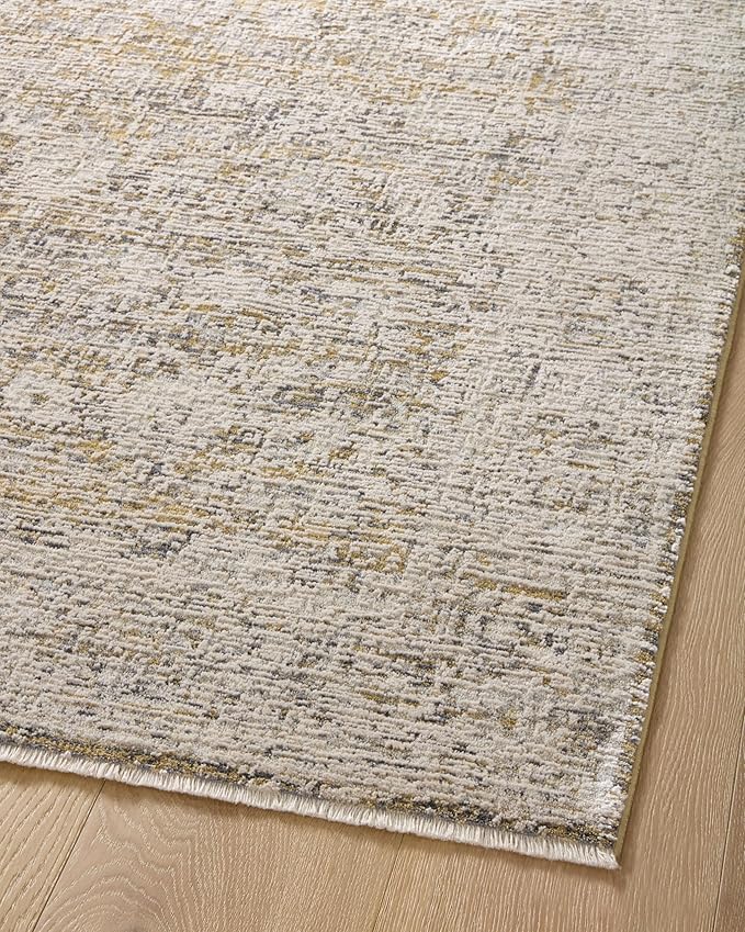 Loloi Amber Lewis Alie Collection ALE-05 Gold/Beige 2'-3'' x 3'-10'', .13'' Pile Height, Accent Rug