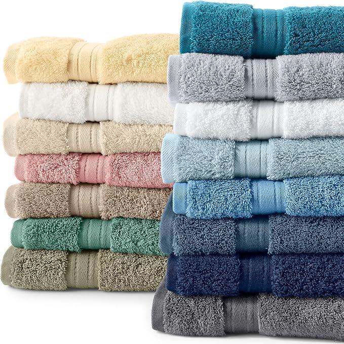 Lands' End Supima Towel Rich Steel Bath- Hand Towel