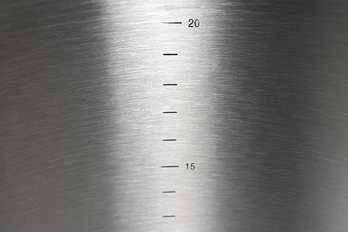 Northern Brewer - MegaPot Stainless Steel Brew Kettle with Volume Markings (20 Gallon w/Valve and Thermometer)