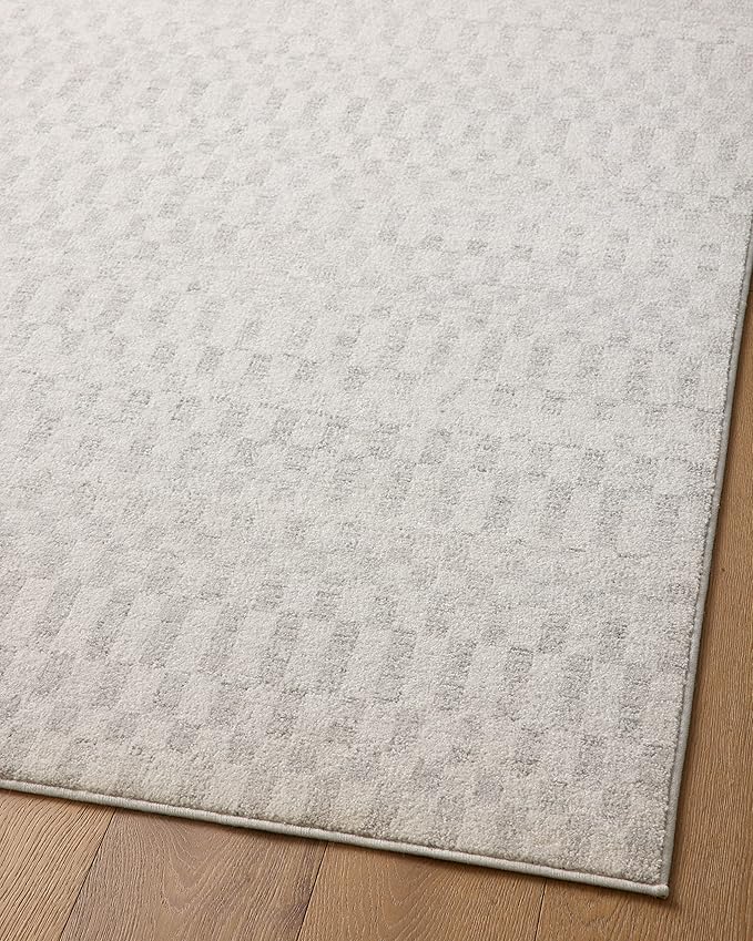 Loloi Kamala Collection KAM-05 Ivory/Grey 2'-7" x 10'-0" Runner Rug