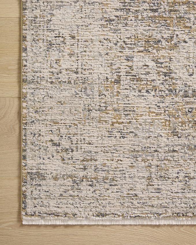 Loloi Amber Lewis Alie Collection ALE-05 Gold/Beige 9'-6'' x 13'-1'', .13'' Pile Height, Area Rug