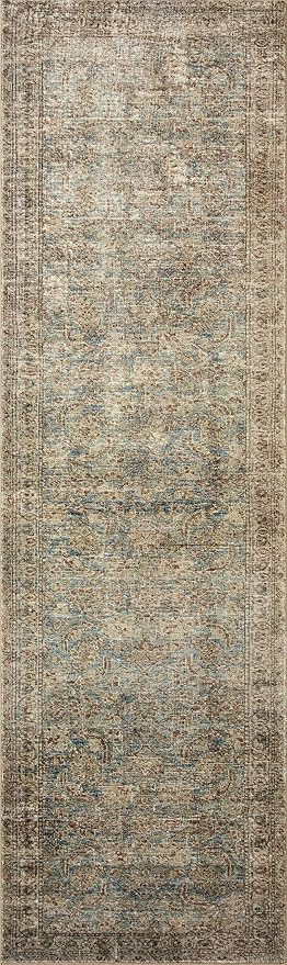 Loloi Amber Lewis Morgan Collection MOG-04 Sea/Sage 2' x 3'-6" 38" Thick Accent Rug feat. CloudPile, Neutral, Room Décor, Vintage Inspired, Livingroom, Bedroom, Dining Area