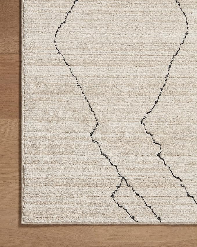 Loloi Darby Collection DAR-03 Sand/Charcoal 11'-6" x 15' Area Rug