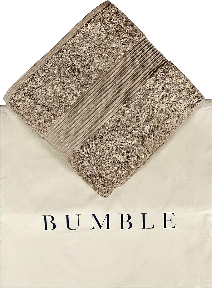 Luxury Oversized Bath Towels | Hotel Quality | Soft & Highly Absorbent |Quick Dry | 650 GSM Bath Sheets| Combed Cotton | Thick & FluffyBathroom Towels | Mocha - 4 Pack