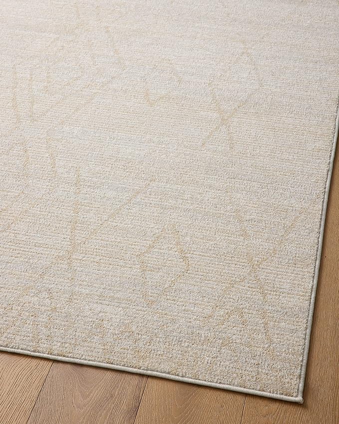 Loloi Kamala Collection KAM-03 Natural/Mist 4'-0" x 6'-0" Accent Rug