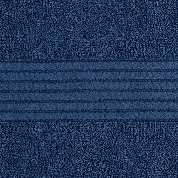 Utopia Towels Luxurious Bath Towels Set, 4 Pack, 27 x 54 Inches – 100% Ring Spun Cotton, Thick, Plush, and Fast-Drying, Designed for Premium Hotels, Spas, and Homes, Navy